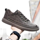 (PAGUE 1 LEVE 2 - PROMOÇÃO EXCLUSIVA) Sapatênis Masculino Em Couro Premium Bravus + BRINDE